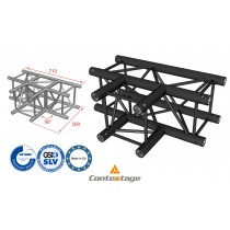 CONTESTAGE AGQUA-05 BLK Winkel 90° - 3 Directions, Farbe SCHWARZ