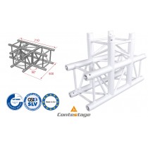 CONTESTAGE AGQUA-05W Winkel 90° - 3 Directions, Farbe WEISS