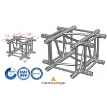 CONTESTAGE AGQUA-06 Winkel 90° - 4 Directions, Farbe ALU