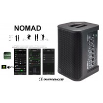 AUDIOPHONY NOMAD Portabler Aktivlautsprecher mit APP-Kontrolle, Mixer, Bluetooth/TWS