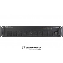 AUDIOPHONY AMP4300 4-Kanal Digitalendstufe, 19"/2U, 4x300W RMS, HI-Z 70/100V, Lüfter, Auto-Standby