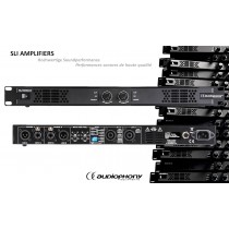 AUDIOPHONY SLI1000.2  2-Kanal Digital-Endstufe 2 x 900W RMS, 4Ω/70V/100V