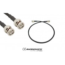 AUDIOPHONY UHF410-RALL1M BNC/BNC-Verbindungskabel 50 Ohm, Länge 1m