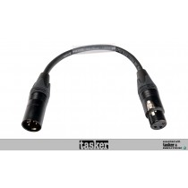 TASKER DMX-Adapterkabel NEUTRIK® XLR/M 5-Pol - XLR/F 3-Pol