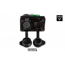 BRITEQ BT-XLR3TO5 COMBIKIT Umrüst-Combiset 3pol- auf 5pol-XLR, IP65