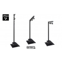 BRITEQ BTI-AKKUPOLE BLACK Lichtmast schwarz, wireless DMX, IP64