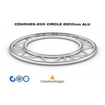 CONTESTAGE CDUOH29-200 Circle/2-Punkt-Traversenkreis Ø 200cm, Horizontal, ALU