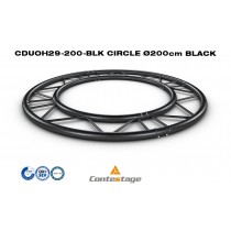 CONTESTAGE CDUOH29-200 BLK Circle/2-Punkt-Traversenkreis Ø 200cm, Horizontal, SCHWARZ