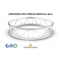 CONTESTAGE CDUOV29-200 Circle/2-Punkt-Traversenkreis Ø 200cm, Vertikal, ALU