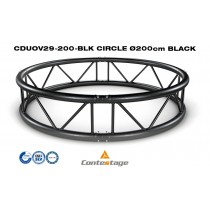 CONTESTAGE CDUOV29-200 BLK Circle/2-Punkt-Traversenkreis Ø 200cm, Vertikal, SCHWARZ
