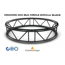 CONTESTAGE CDUOV29-300 BLK Circle/2-Punkt-Traversenkreis Ø 300cm, Vertikal, SCHWARZ