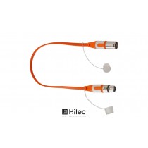 HILEC CFLAT-XMXF Flachband-Audiokabel XLR/M - XLR/F 3-Pol