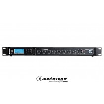 AUDIOPHONY COMBO240EVO 19" Media-Mischverstärker DAB+/BT/USB/FM 240W, 70V/100V/4Ω