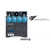 CONTEST DIM-4x5 DMX-Dimmer/Switch-Pack 16A mit SCHUKO-Dosen