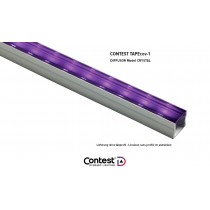 CONTEST TAPEcov-4 CRYSTAL - Diffusor für Aluprofile Typ D, 2m