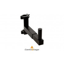 CONTESTAGE SUP-TEL30B Verstellbare Traversenhalterung für Lautsprecher/Projektor schwarz, 26-33cm, SWL 30kg