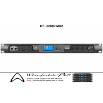 WHARFEDALE PRO DP-2200N MK2 2-Kanal Digitalendstufe DSP, FIR, DANTE®, HI/LO-Z, 2 x 4760W RMS/2Ω