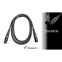 EnovaNxt Audio/Mikrofon-Kabel 3-pol XLRM/XLRF - True Mold Technology