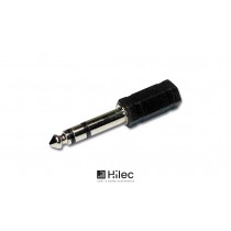 HILEC ADAPT1000 Adapter Stereo Jack-Stecker 6.3mm - Stereo Mini Jack-Buchse 3.5mm