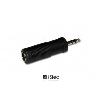 HILEC ADAPT1005 Adapter Stereo Mini Jack-Stecker 3.5mm - Stereo Jack-Buchse 6.3mm