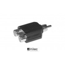 HILEC ADAPT600 Adapter Cinch-Stecker - 2 x Cinch-Buchse