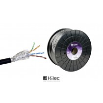 HILEC CAT6 Ethernet/Netzwerk-Kabel 100% Abschirmungsgrad - Rolle 100m