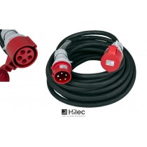 HILEC CEE-CABLE-32A-5G6-20M 5-poliges CEE-Verlängerungskabel 32A, 5x6mm², Länge 20m