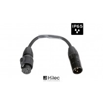 HILEC DMX-3PM-5PF-0.15M DMX/AES Konvertierugs/Adapter-Kabel IP65