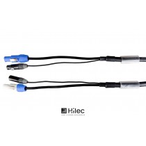HILEC PC-COMBI-XLR3 - Combi/Hybridkabel mit SEETRONIC powerCON/XLR 3-Pol