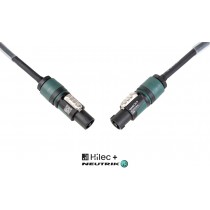 HILEC prof. Lautsprecherkabel 4 x 2.5mm² mit NEUTRIK® NL4FXX-W-S speakON-Steckern