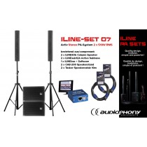 AUDIOPHONY iLINE PA-SET 7 Aktiv Stereo PA-System 2x510W, DSP