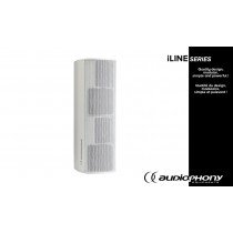 AUDIOPHONY iLINE43w Passiv Lautsprecher weiss 80W/8Ω
