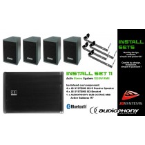 AUDIOPHONY/JB SYSTEMS INSTALL SET 11 Aktiv Stereo System 1320W, Bluetooth