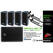 AUDIOPHONY/JB SYSTEMS INSTALL SET 12 Aktiv Stereo System 1500W, Bluetooth