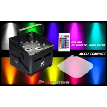 JB SYSTEMS ACCU-COMPACT LED-Projektor 6 x 10W RGBWA