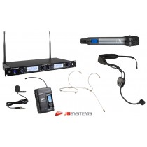JB SYSTEMS HF-PRO QUAD 4-Kanal UHF Drahtlos-System zum kombinieren