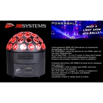 JB SYSTEMS LED POWERBALL COLOR LED-Spiegelkugel-Lichteffekt, RGBW, 200W
