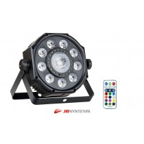 JB SYSTEMS RAVE SPOT LED-Projektor 9x4W RGB+UV, 30W RGB COB-LED
