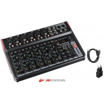 JB SYSTEMS LIVE-10 Stereo-Mixer mit Mediaplayer, Bluetooth, USB, FX-Unit