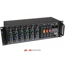 JB SYSTEMS LIVERACK-10 Stereo-Mixer 19" mit Mediaplayer, Bluetooth, USB, FX-Unit