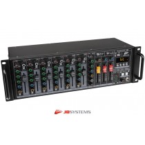 JB SYSTEMS LIVERACK-10 Stereo-Mixer mit Mediaplayer, Bluetooth, USB, FX-Unit