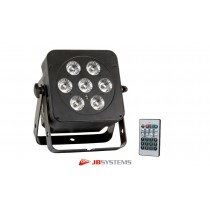 JB SYSTEMS LED-PLANO 7FC-BLACK LED-Projektor schwarz, 7 x 8W, RGBW 