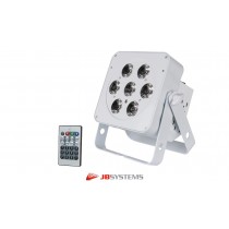 JB SYSTEMS LED-PLANO 7FC-WHITE LED-Projektor weiss, 7 x 8W, RGBW