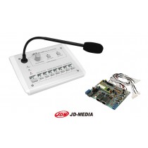JD-MEDIA RC-600 Sprechstelle zu Mischer-Zentralen JD-MEDIA ZA-6-Serie