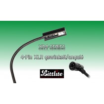 LITTLITE 18XR-4 Lampe 2.4W 45cm 4-Pol XLR GEWINKELT/ANGLED