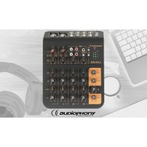 AUDIOPHONY Mi4U Audio-Mixer mit USB-Schnittstelle