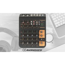 AUDIOPHONY Mi4U Audio-Mixer mit USB-Schnittstelle