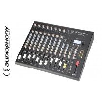 AUDIOPHONY MPX12 Stereo-Mixer mit 8 Mic/Line-Eingängen, 2 Stereo Line-Eingängen, Bluetooth®, USB/SD-Player, DSP FX-Effekt-Unit