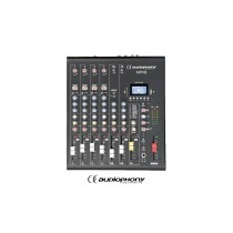 AUDIOPHONY MPX8 - 8-Kanal Mixer mit Bluetooth/USB/FX