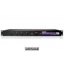 WHIRLWIND MULTISELECTOR PRO - HighEnd-Switcher für 4 Instrumenten-Signale auf einen Ausgang - dank Opto-Elektronik völlig geräuschloses schalten, Tuner-Ausgang, Jack-Jack 6.3mm